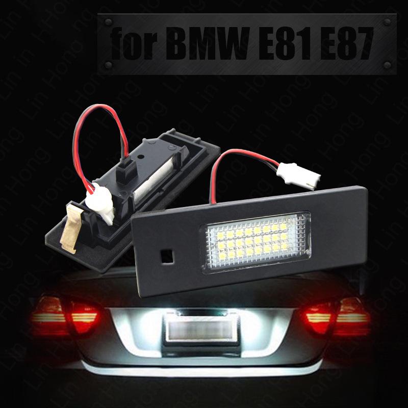 LED License Plate Light Assembly for BMW 1 Series, 6 Series M6 E64, E81, E87, F12, Z4