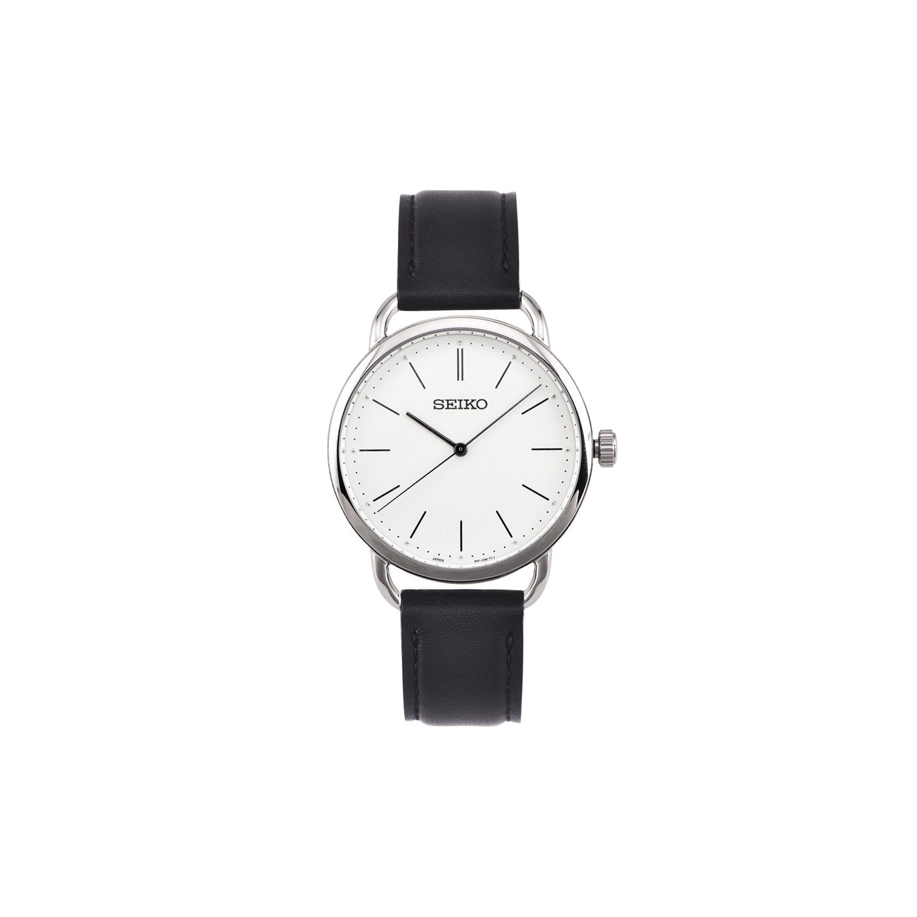 

Seiko Fashion Minimalist Ultra-Thin Quartz Watch Women watches White SUR237J1 White Dial