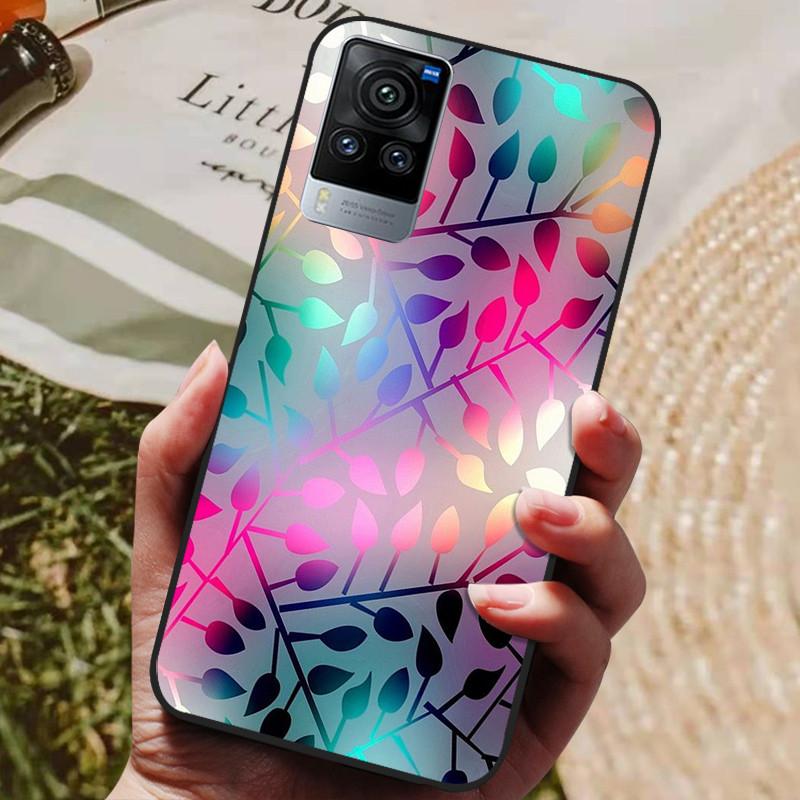 For Vivo X60 Pro Global Version Case Cat Wolf Painted Soft Silicone Phone Cases for Vivo X60 Pro Back Cover X60Pro V2046 Coque