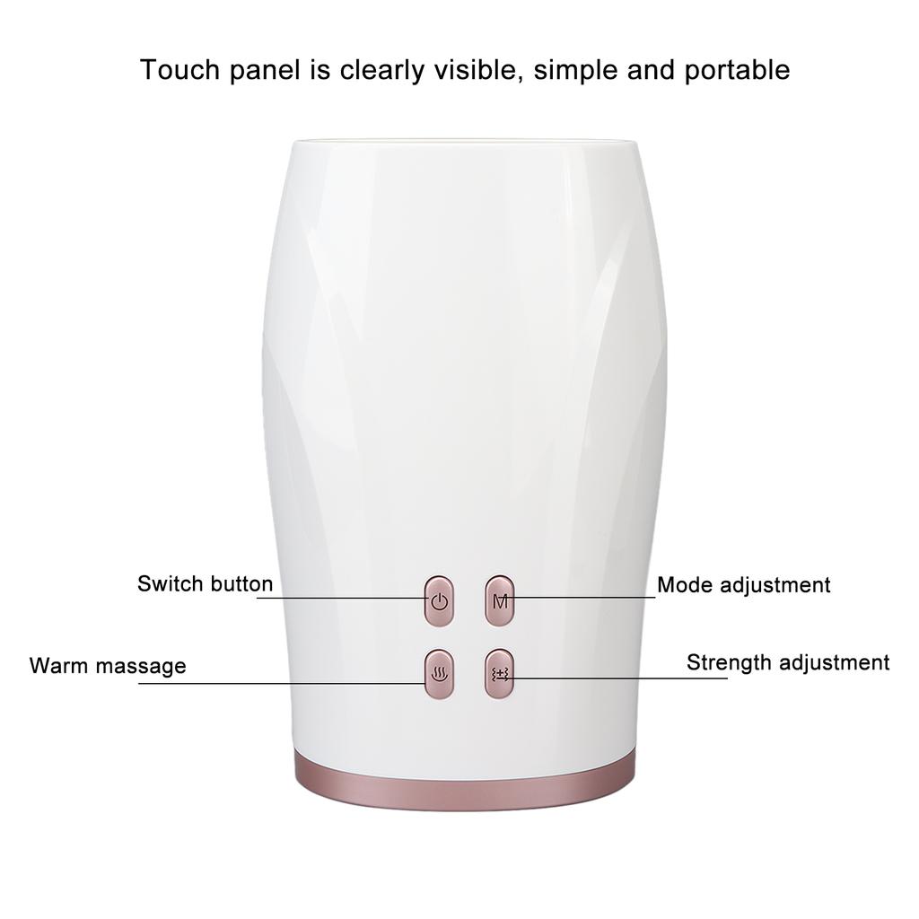 Heated Electric Hand Massager Palm Massage Device Gasbag Finger Acupoint Massager Machine