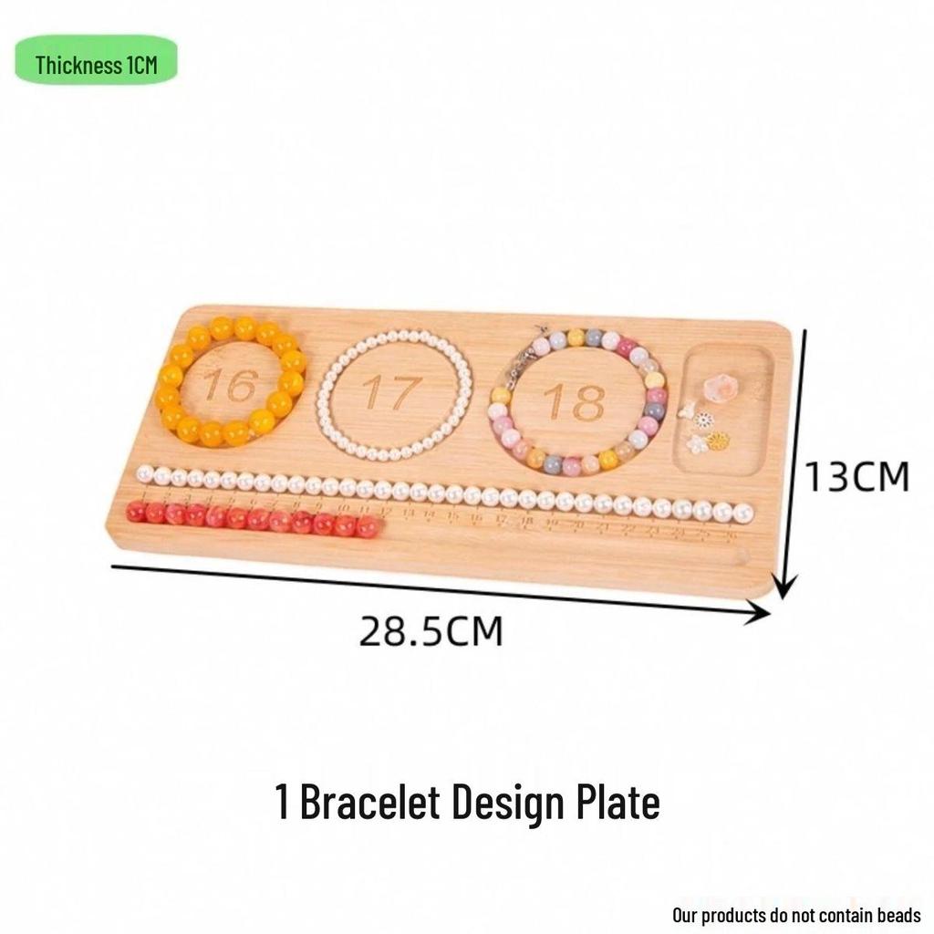 Handcrafted DIY Beading Kit: Necklace, Bracelet, and Cultural Play Weaving Tool