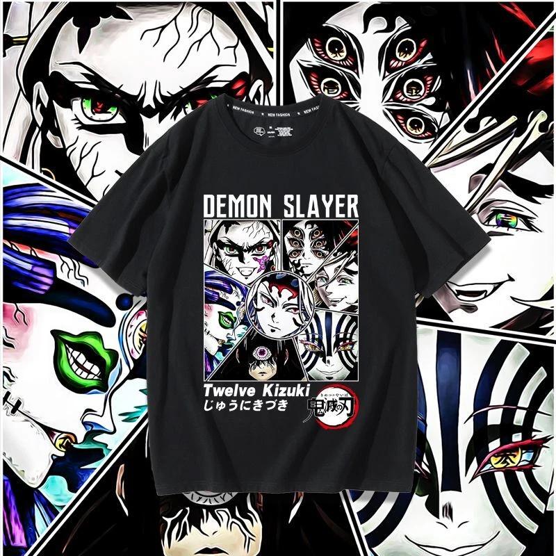 

Demon Slayer: Kimetsu no Yaiba Cosplay Anime T-Shirt Tee Undershirt Cotton XL