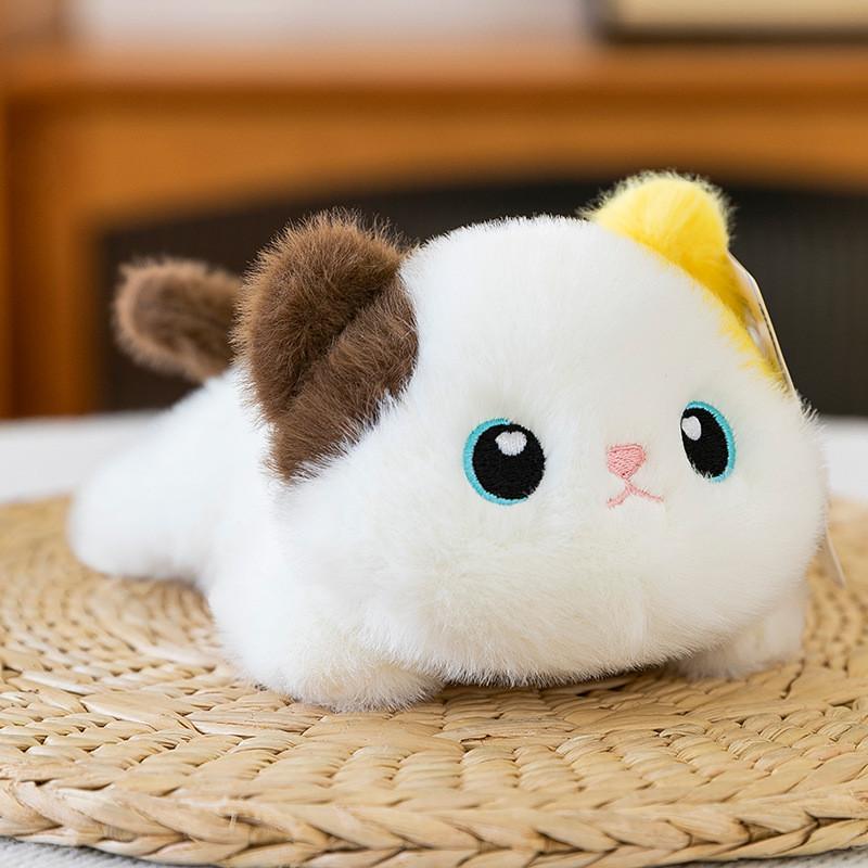 Fox Elephant Penguin Cat Panda Rabbit Cartoon Animal Lying Posture Plush Pendant