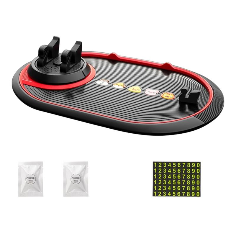 

Multifunctional Phone Holder Non Slip Sticky Anti Slide Mount Silicone Dashboard Car Pad Mat Navigation Storage Cushion