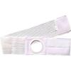 Ostomy Support Belt Hernia Abdominal Binder Stoma Band for Colostomy Patients Prevent Parastomal Hernia 2.76 Inch Hole White (M)
