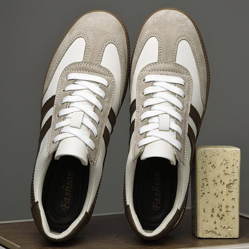 Fashion Outdoor Male Tenis Masculino Men Genuine Leather Casual Shoes New Trend Skateboard Footwear Leisure Walk Sneakers Walking Shoes