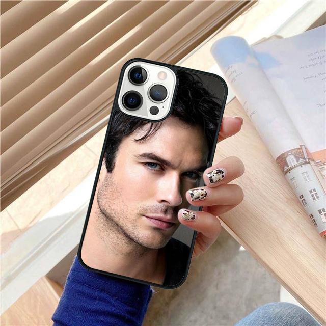 

Ian Somerhalder Vampire Diaries Damon Phone Case Cover For iPhone 17 Air 15 16 Pro Max 14 13 12 11 Pro Max Plus iPhone 11