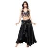 Tassels Show Costumes Hip Scarf Performance Top Belly Dance Costumes Dancer Skirt Halter Bra