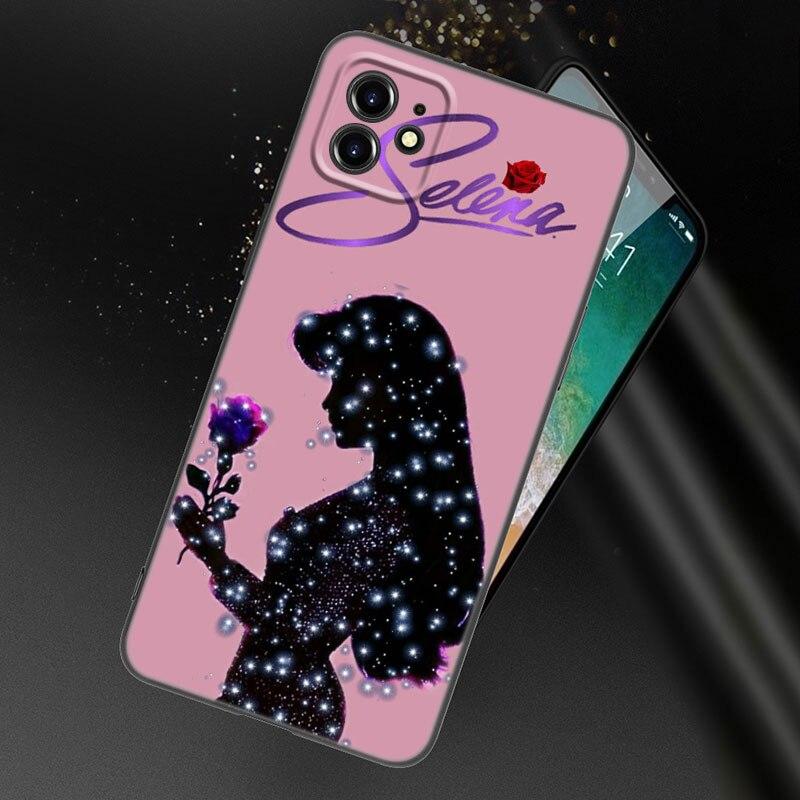 Selena Quintanilla Phone Case For Apple iPhone 13 12 Mini 11 Pro XS Max XR X 8 7 6S 6 Plus SE 2022 2020 5S 5 Soft Black Cover