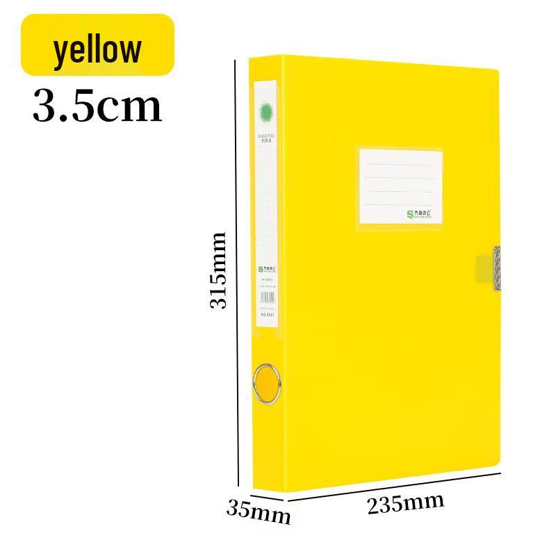 Thick A4 Plastic File Storage Box - Archive & Data Organizer