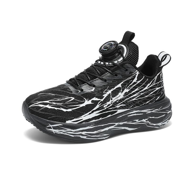 Children's sports shoes running shoes autumn new boys mesh breathable lightweight cushioning non-slip long-distance running jogging training shoes