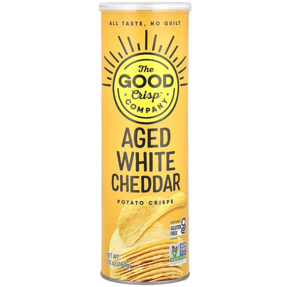 iHerb Potato Chips Aged White Cheddar 160g (5.6oz)