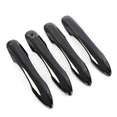 4PCS Side Door Handle Cover Trim ABS Gloss Black For 2018-2019 Toyota Camry XV70