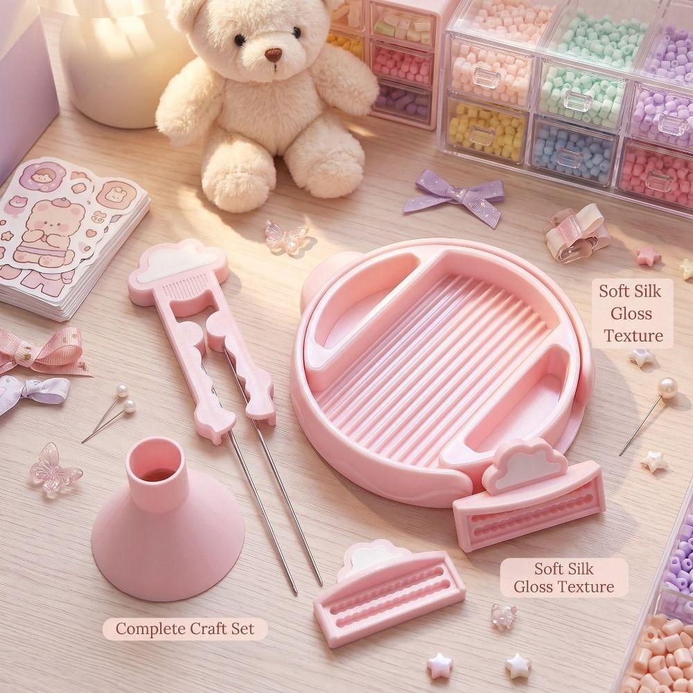 Kreative Fuse Bead Værktøjer Dobbelt Nål Pen Fuse Bead Opbevaringsplade DIY Håndlavet Håndværk