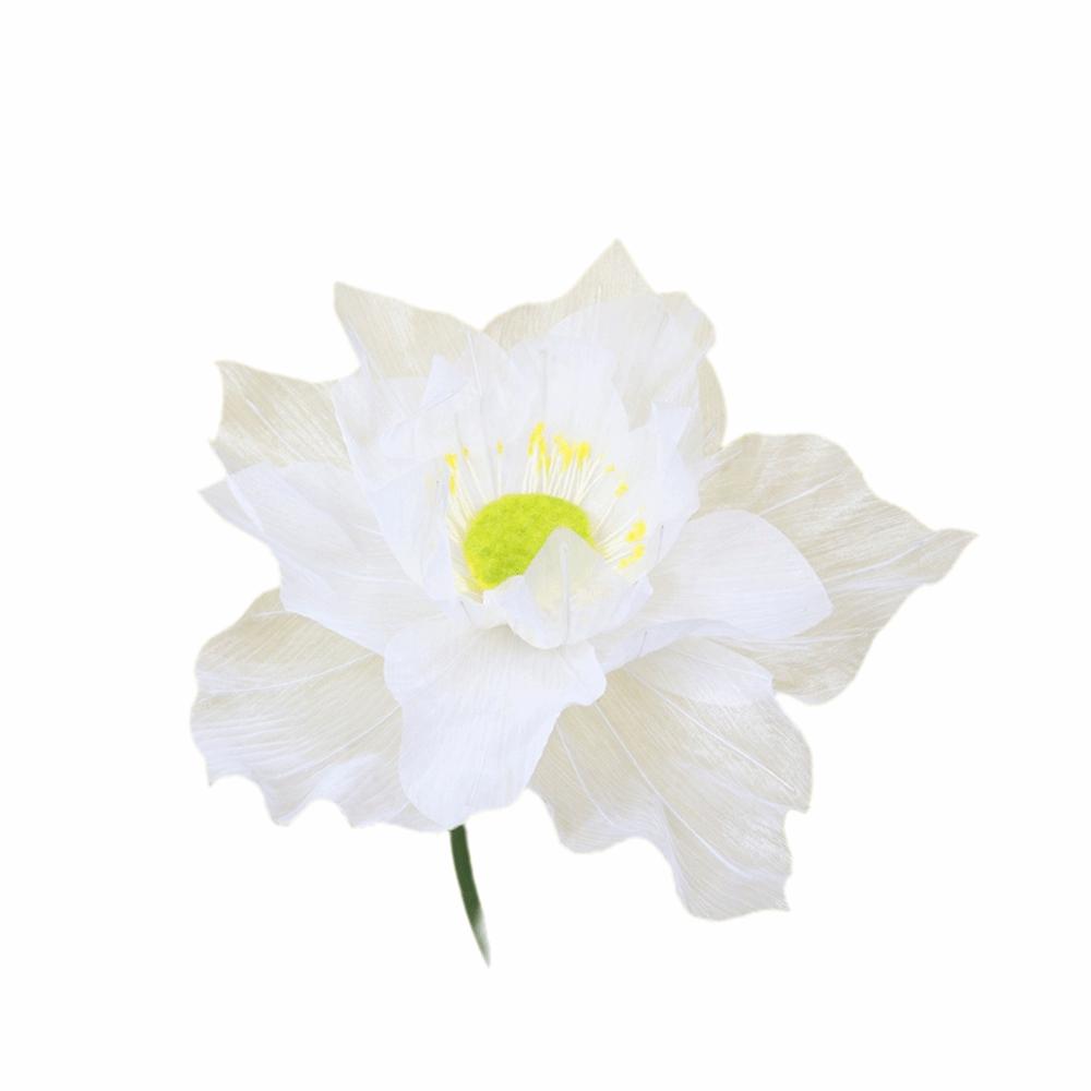 40/60cm Simulation Lotus Giant Buddha Water Lily Artificial Flower Lotus Leaf Lotus Pond Decoration Wedding Decoration