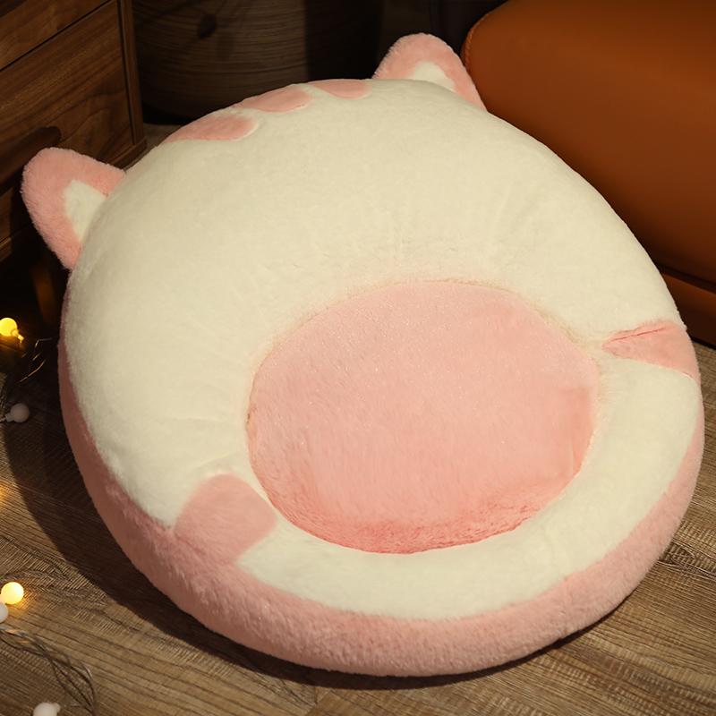 

Non-Toxic Cartoon Lazy Sofa Plush Toys Stuffed Soft Dog Dinosaur Cat Mouse Fruit Animal Pillow Butt Foot Pad For Home Decoration Gifts 55cm