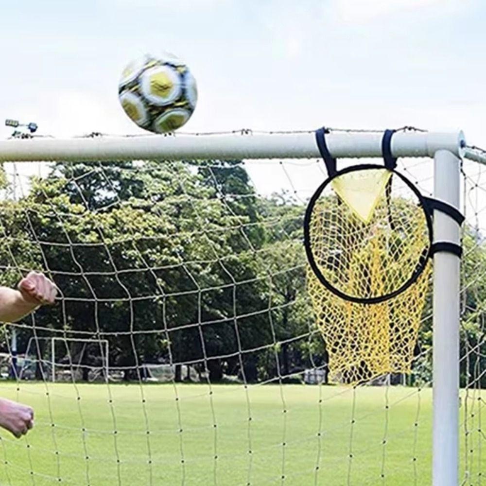 Foldable Soccer Ball Net Quality Mesh Football Shooting Goal Net Football Throwing Target Outdoor