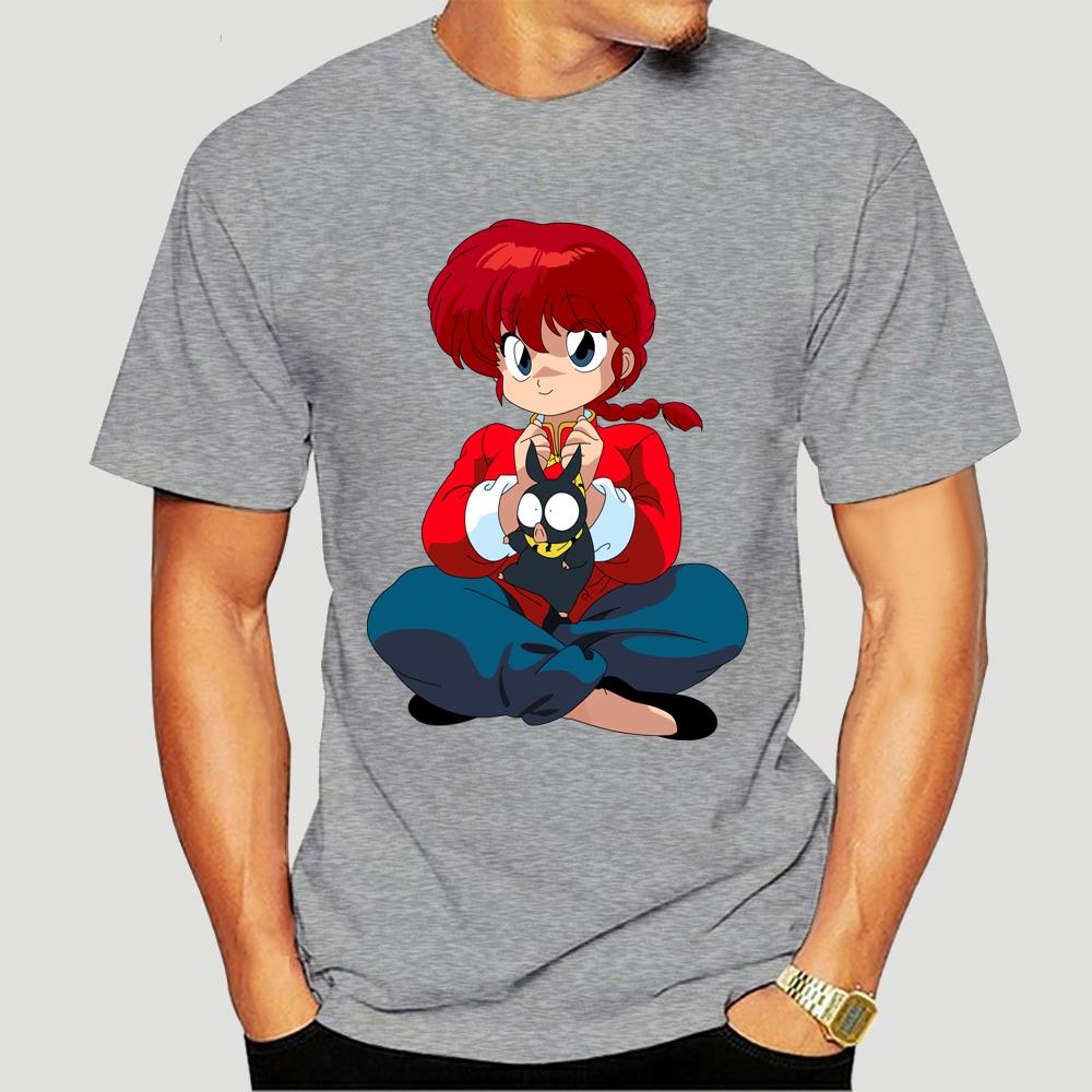 Anime Ranma NibunnoIchi T Shirt Short Sleeve Men Tshirts Oversized Tees Tops Harajuku Streetwear