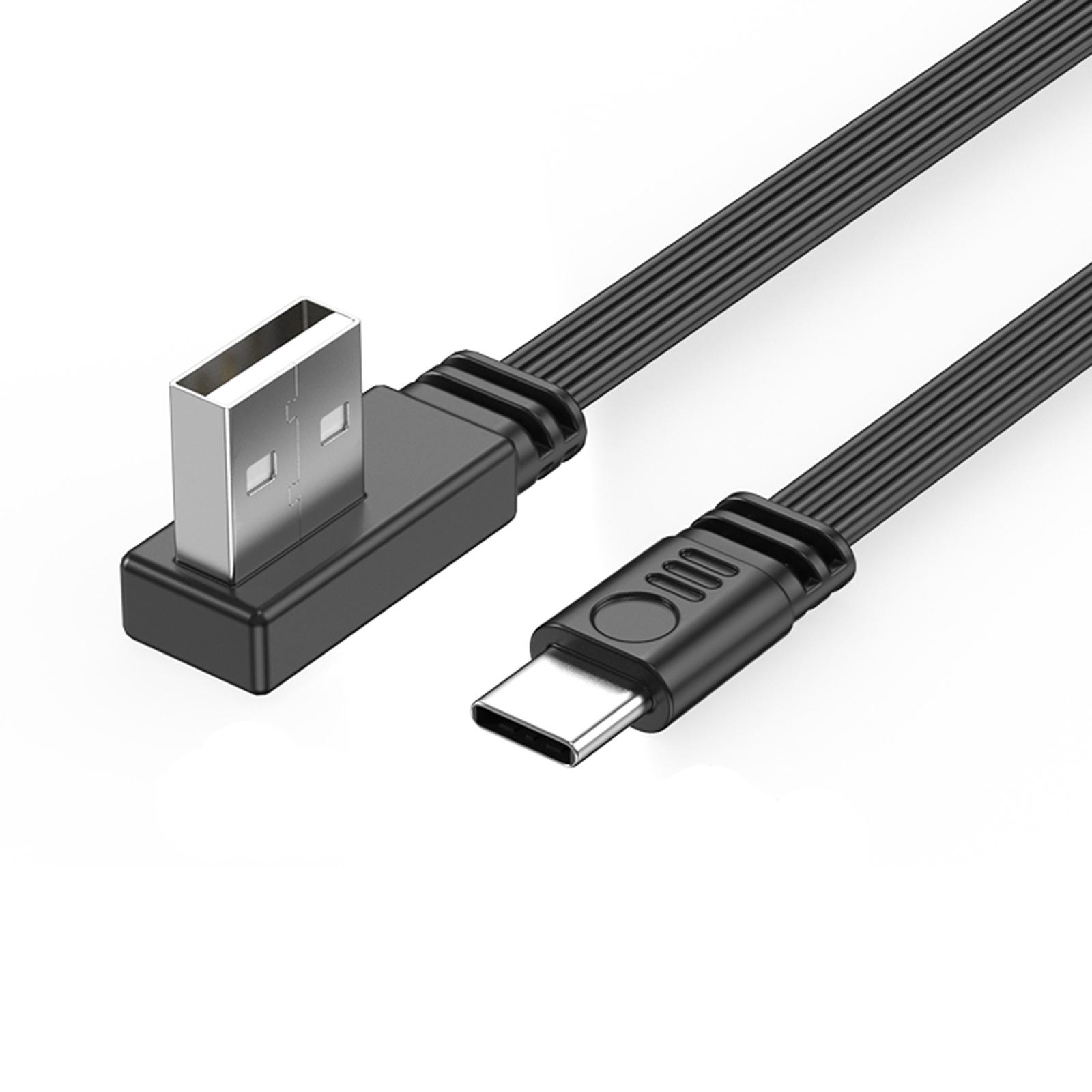 

Високошвидкісний кабель для передачі даних USB - USB C 2A Швидка зарядка 480 Мбіт/с Синхронізація Кутові/Прямі роз єми Гнучкий зарядний кабель 100