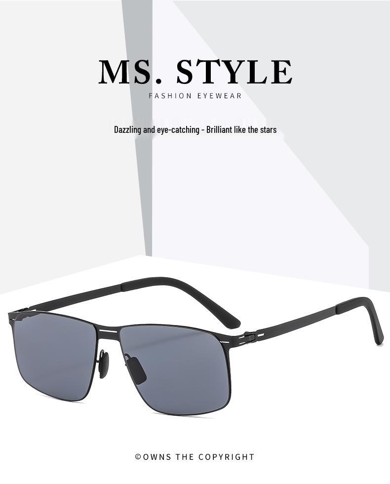 2024 Homus Nylon Polarized Sunglasses with Screwless, Weldless Design and Hollowed-Out Bridge - Model 7316.