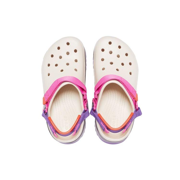 Crocs Classic Clog Unisex Footwear White Pink Purple 206772-1F8