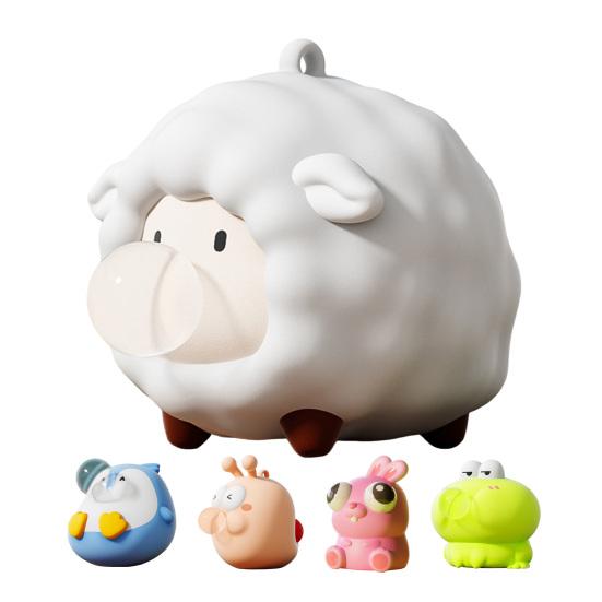Bubble Animal Squeeze Toy Stress Relief Popping Eyes Rabbit Toy Anti-Anxiety Frog Sheep
