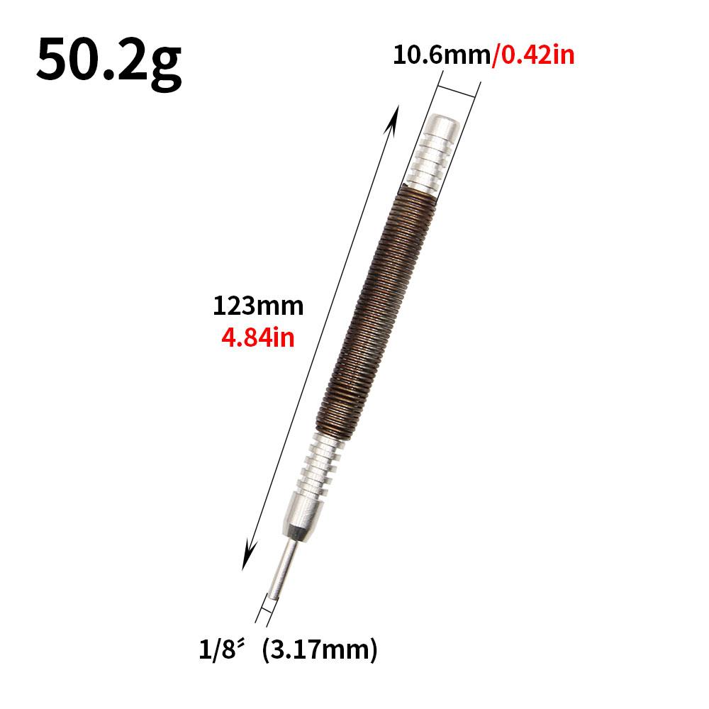 3PC Pointed/Flat Center Punch Positioning Fixer Black Cylindrical Nail Punching Pin Drilling Tool Accessory Set