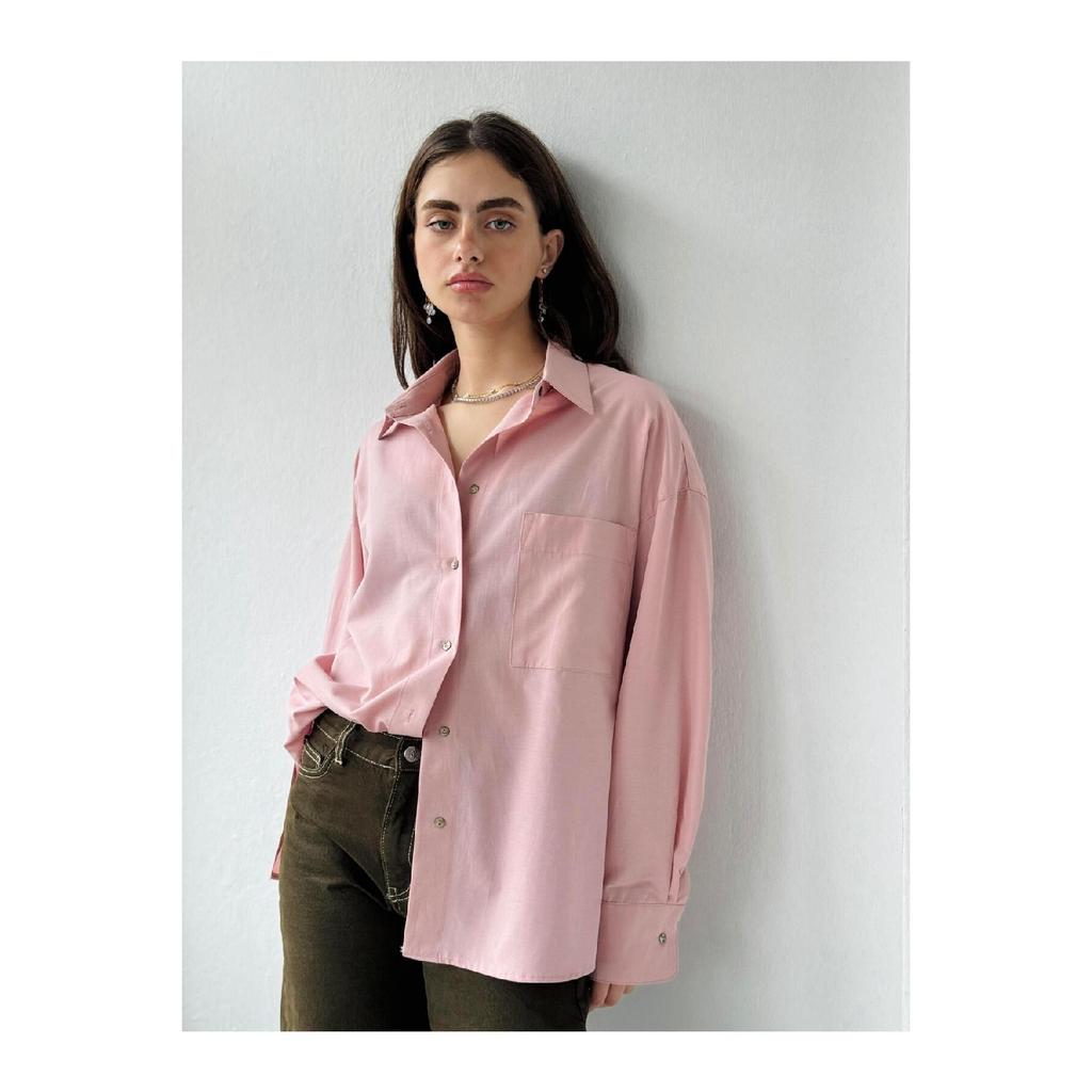 Design Boyfriend Vintage Pattern Shirt Women Multi Color