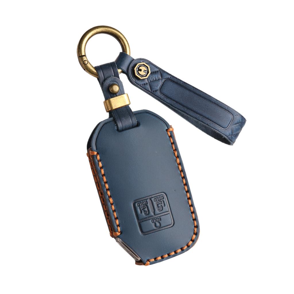 Car key cover is suitable for Kia Jiahua pure handmade leather business vehicle key protection case ring bag