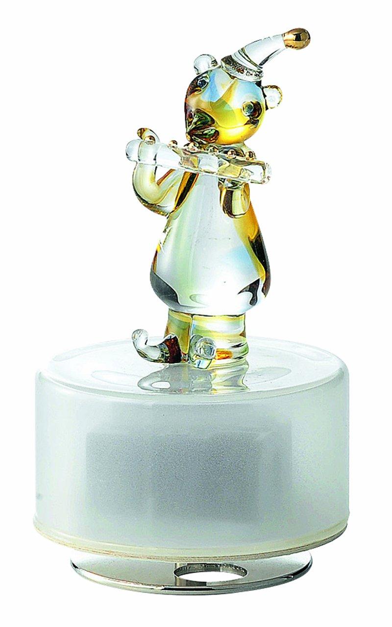 

Otsuka Glass Music Box, Bear, Flute, Song: Canon, OS-A02C
