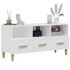 Vidaxl Szafka Pod Tv, Biała, Wysoki Połysk, 102X36X50 Cm