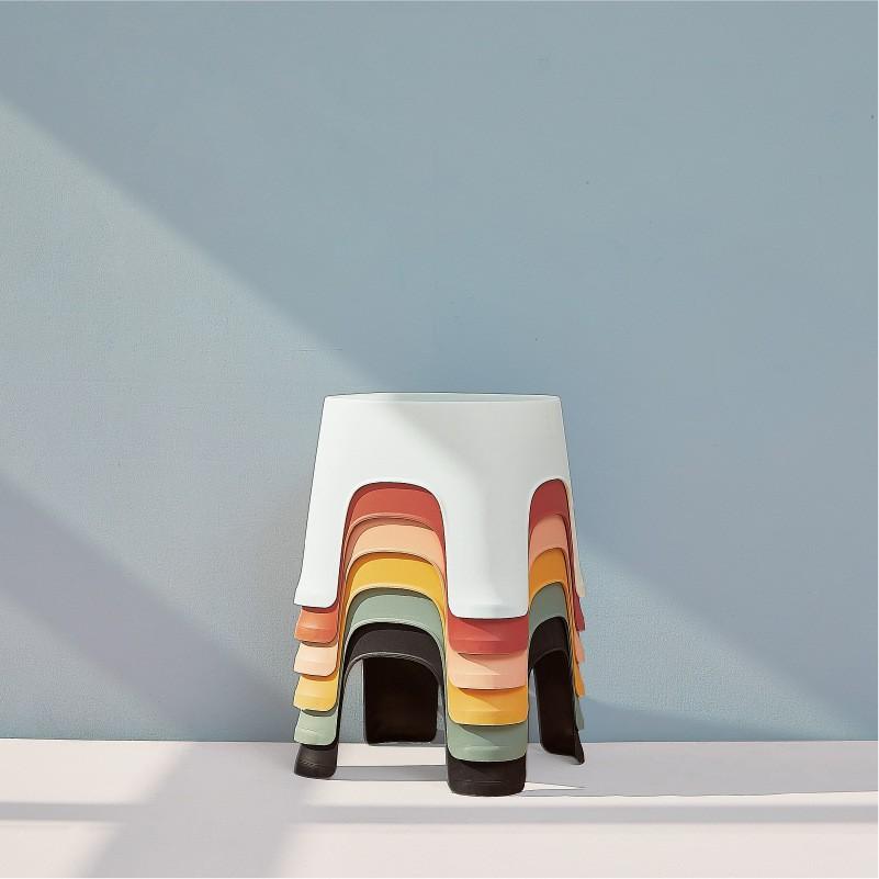 Plastic Small Stool, Household Bench, Square Stool, Coffee Table Stool, Bathroom Anti Slip Foot Changing Stool