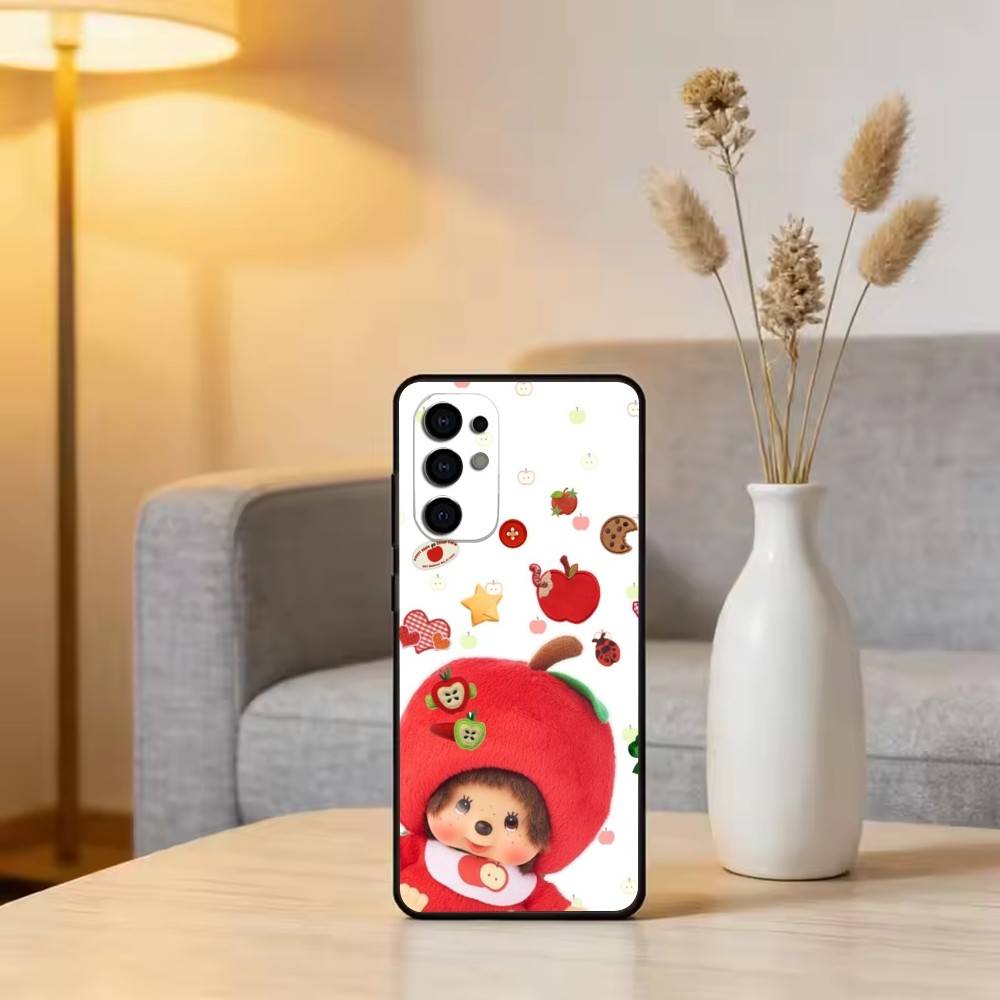 C-Cute M-monchhichis-s Phone Case Black Silicone Soft For Samsung S25,S24,S21,S22,S23,S30,Ultra,S20,Plus,Fe,Lite