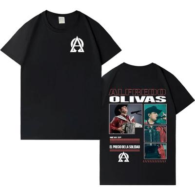 Rapper Alfredo Olivas Neue Album Tour 2026 Tshrit Herren Damen Mode Musik Lässige T-Shirts Locker Kurzarm T-Shirts Streetwear