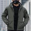 Angken Men's Red Flame Camouflage Heat-Reflective Winter Tactical Jacket