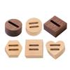 Wood Round/Square/Heart Single/Double Slot Ring Display Rack Organizer Holder Jewelry Display Stand Ring Counter Windows Display