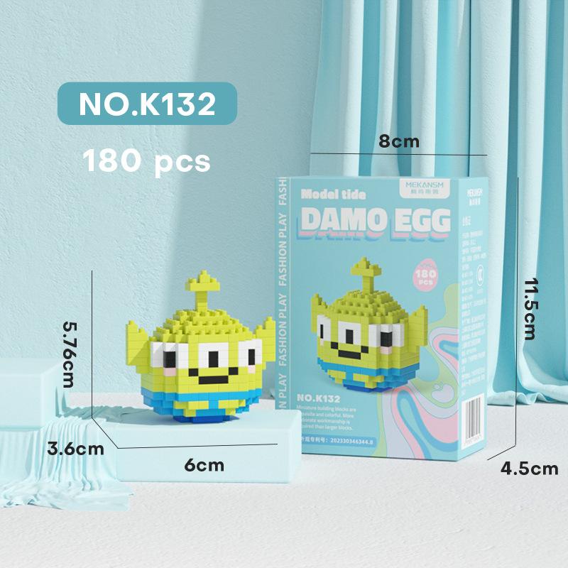 Stitch Building Blocks Anime Kawaii Cartoon mini Action Children's Figures Blocks Bricks Assemble DIY Toys Gift for Kids