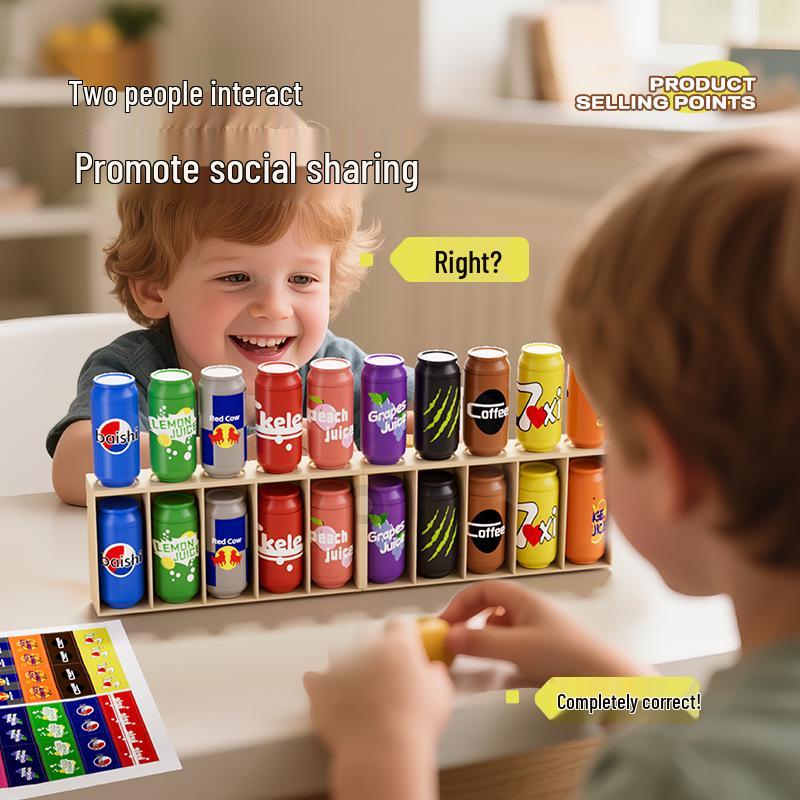 Kinder-Ratespiel Flasche - Interaktives Lernspielzeug zur intellektuellen Entwicklung