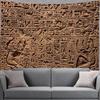 Tapestry Ancient Egypt Egyptian Hieroglyphs Old