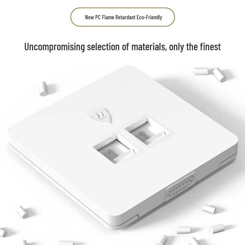 WANJEED 86-Type Network & Telephone Wall Plate