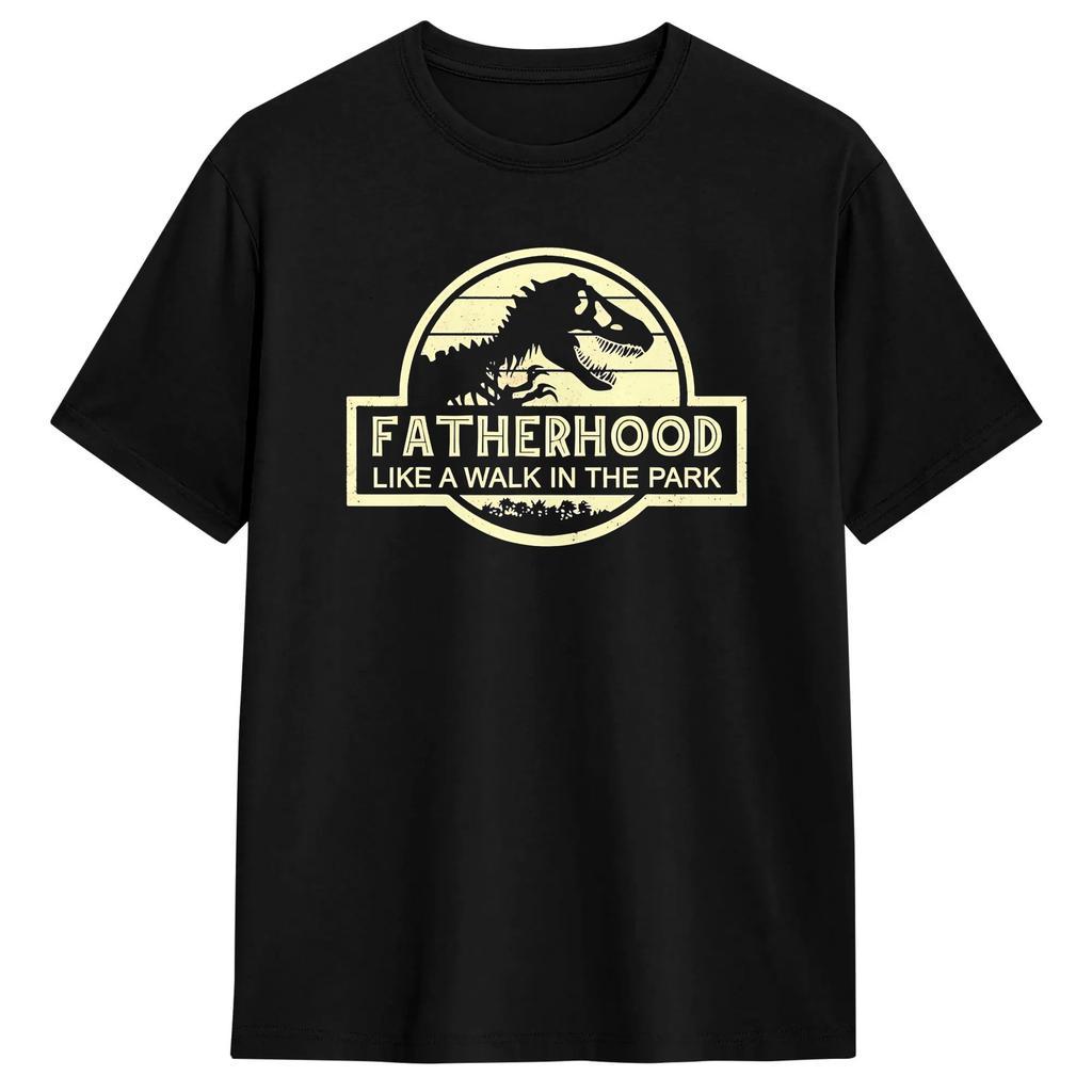 Jurassic Dad Pesca Dolore Trova un Modo Divertente Sarcastico T-shirt Scheletro Estate Harajuku T-shirt Cotone Girocollo Taglie Forti Top