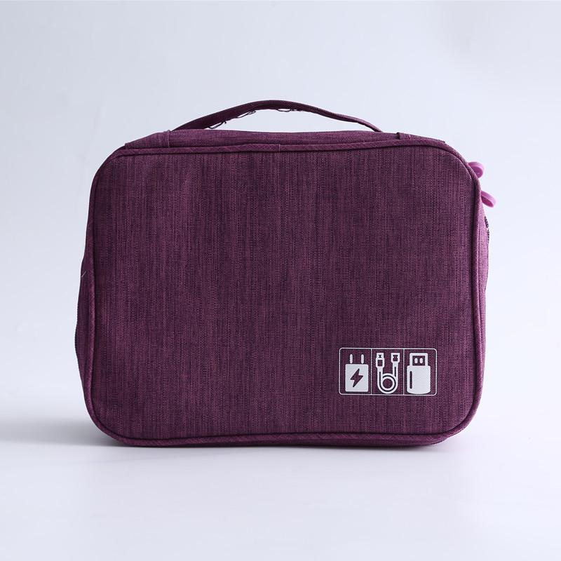 New Portable Data Cable and Digital Accessories Travel Bag