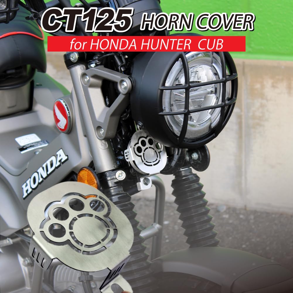 Mr Quick Edelstahl Honda CT125 Hunter Cub Hupenabdeckung