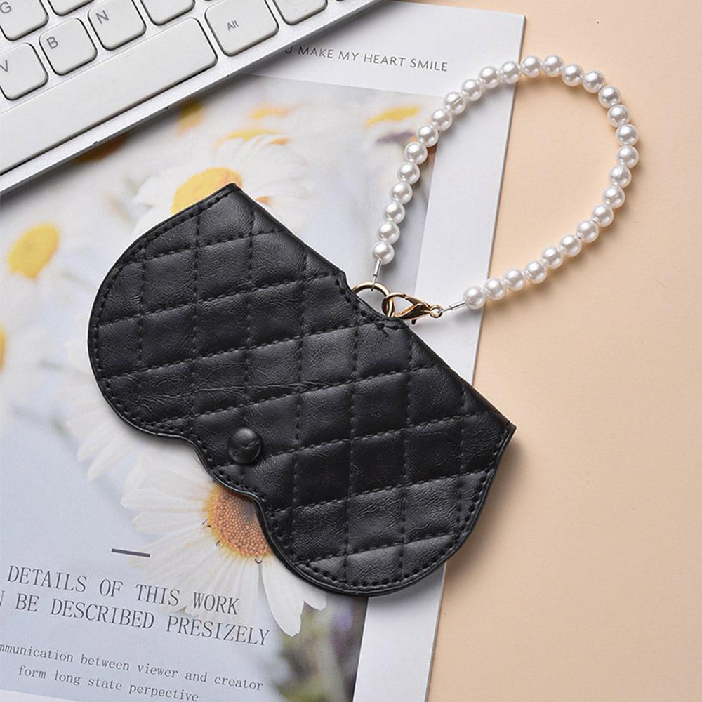 

Сумка для хранения солнцезащитных очков из ПУ кожи, однотонная, подвесная, аксессуары для очков