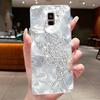 Case For Samsung Galaxy A8 A6 A5 2018 Flower Butterfly Phone Shells For Samsung A6 A8 Plus Soft Silicone Transparent TPU Cover