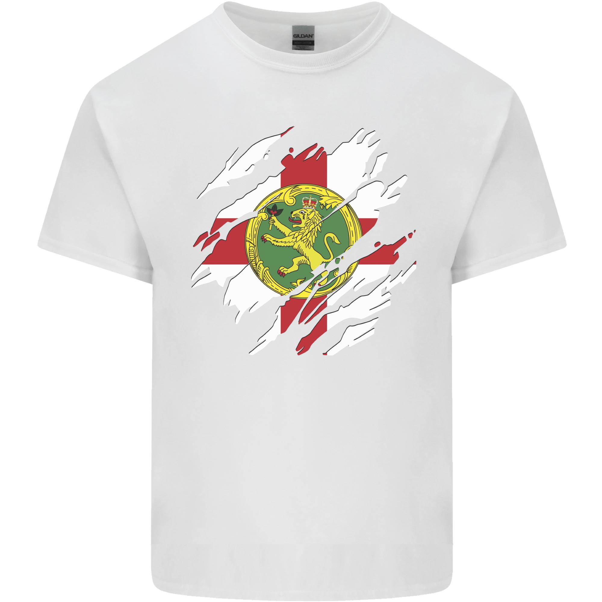 Torn Flag ALDERNEY Unisexs Light Cotton TShirt S