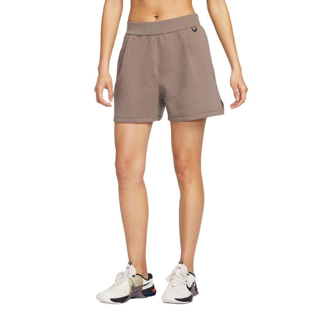 Nike SS25 24.7 Impossible Soft Comfortable Fashionable Fitting Versatile Sports Shorts Women Shorts Light-Brown HQ8180-233