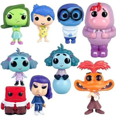 Inside Out Cute Vinyl 10cm Figure Model Toy Gifts Figure Statue Model Doll Collection Ornament Room Decoration Toy Gift