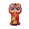 Auspicious Beast Lion Doorbell: Chinese Style Dopamine Magnetic Bell for Wealth & Prosperity, Ideal for Housewarming and Entrance Decoration