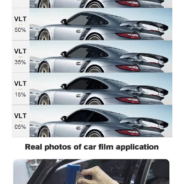 50X300cm Super quality high heat resistant car glass IR100% nano ceramic solar tint window film 5%~75%VLT